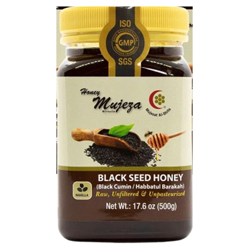 http://atiyasfreshfarm.com/public/storage/photos/1/New Project 1/Mujeza Black Seed Plain Honey (250gm).jpg